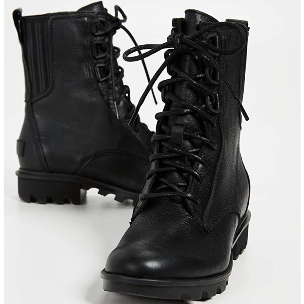 Sorel, Black, Waterproof Phoenix LaceUp Boots BN💯